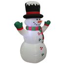 Inflatable Yard Christmas Decoration, Frosty the Snowman, 4' Tall
