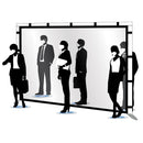 Barrière de sécurité claire personnalisée