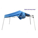 10x10 Slant Leg Pop Up Canopy Tent with One Sun Wall