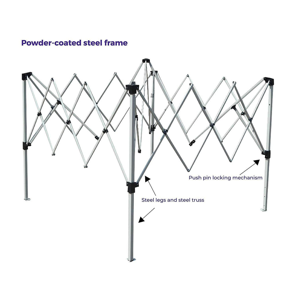 10x10 Slant Leg Pop Up Canopy Tent