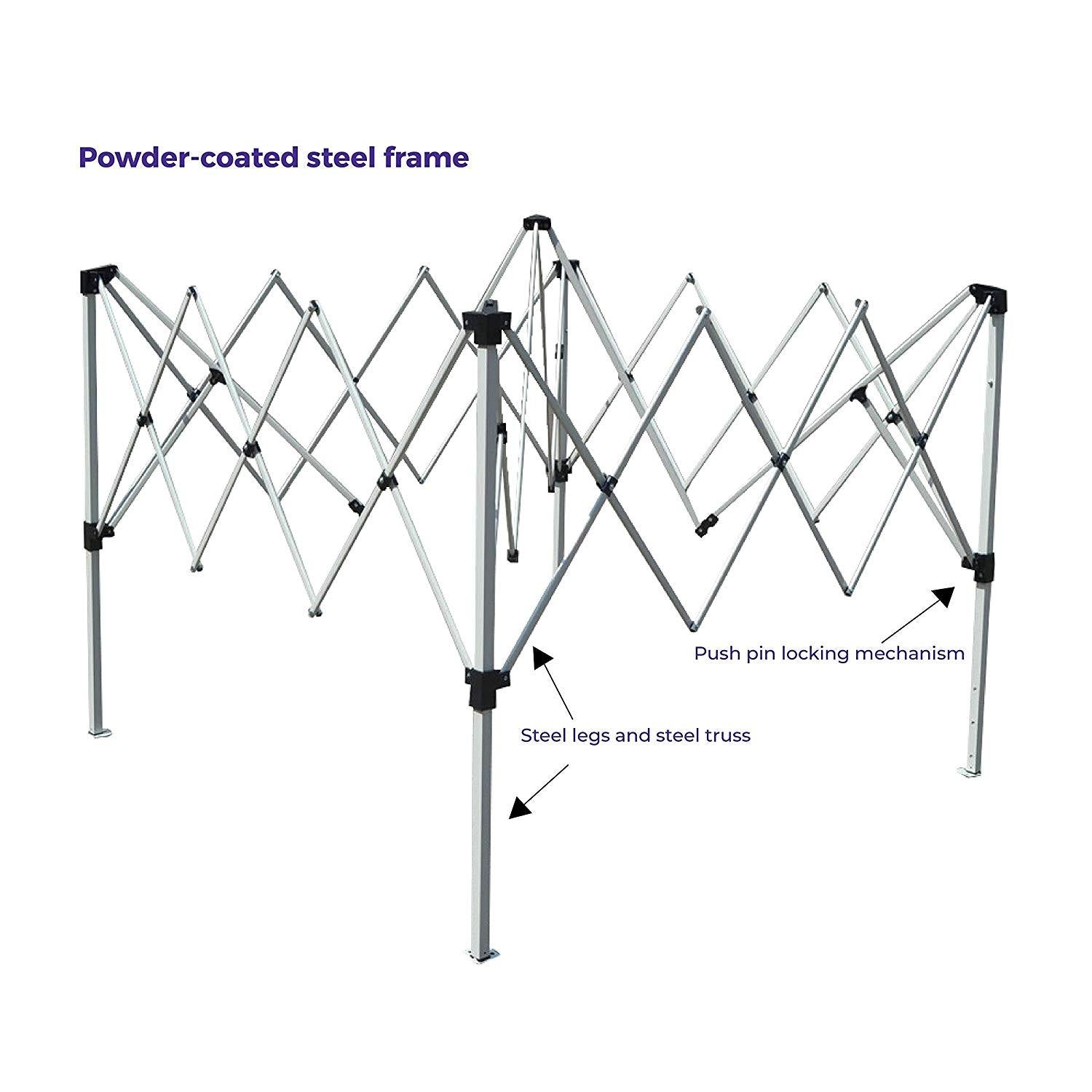 10x10 Slant Leg Pop Up Canopy Tent