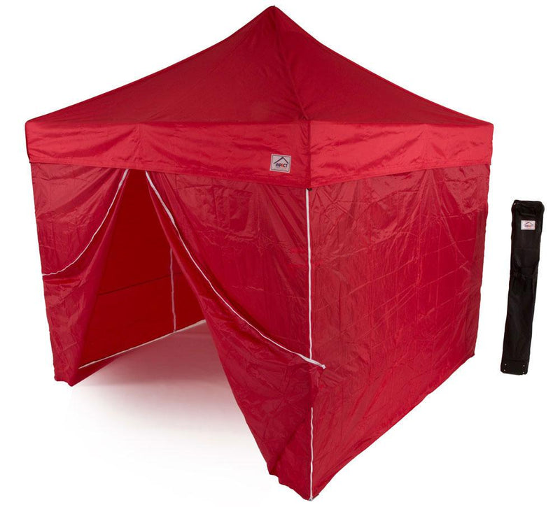 10x10 Tente de canopée pop-up en aluminium récréatif 10x10 avec parois latérales - ULA
