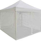 10x10 ALUMIX Pop up Canopy Tent Market Canopy with Sidewalls and Screen Walls