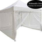 Screen Room Mesh Side Walls for 10x10 Pop up Canopy (SIDEWALLS ONLY)