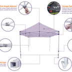 CL 10x10 Heavy Duty Steel Frame Replacement