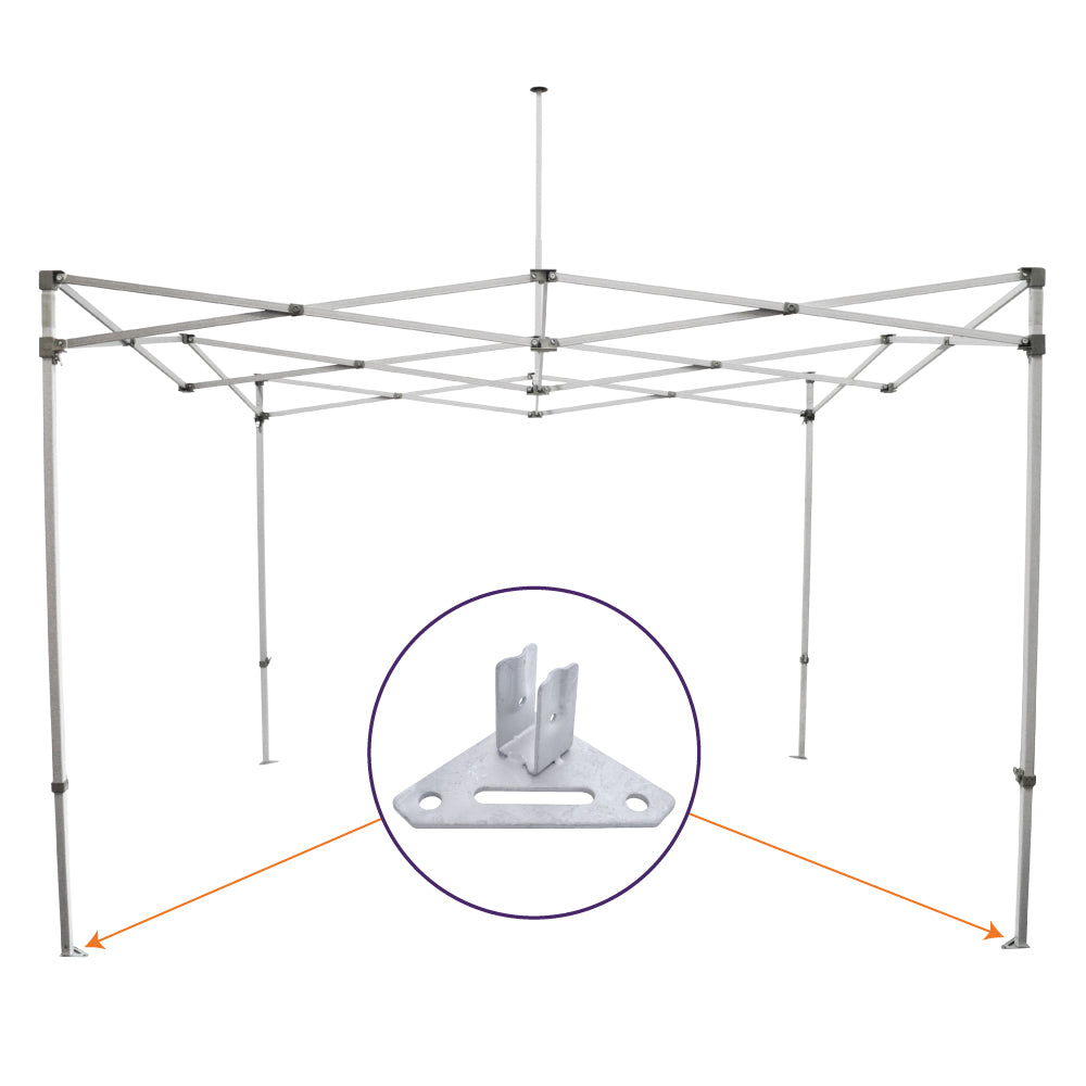 CL Frame Part B. Steel Foot Pad, Replacement Part