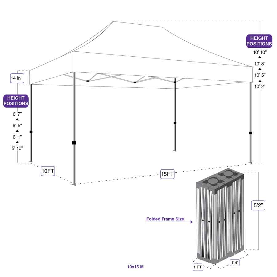 10x15 Custom Canopy