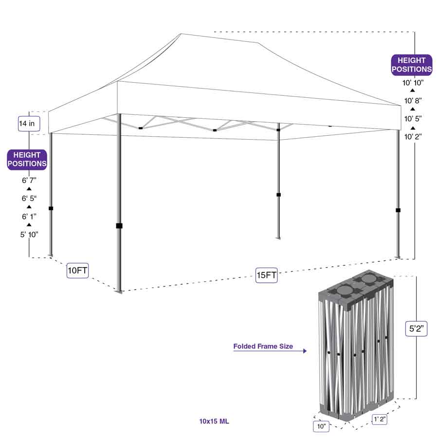 10x15 Custom Canopy