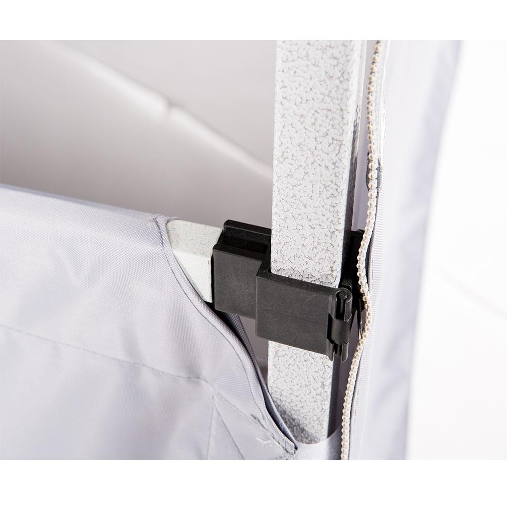 DS 10' Rail Skirt Half Wall Bar Assembly