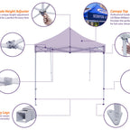 Construction - Caution Pop Up Canopy Kit