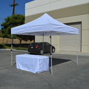 10' Transparent Clear 46" Half Wall