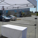 10' Transparent Clear 46" Half Wall