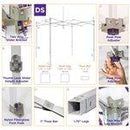 POLICE KIT - 10x10 DS Pop Up Canopy Tent with Roller Bag