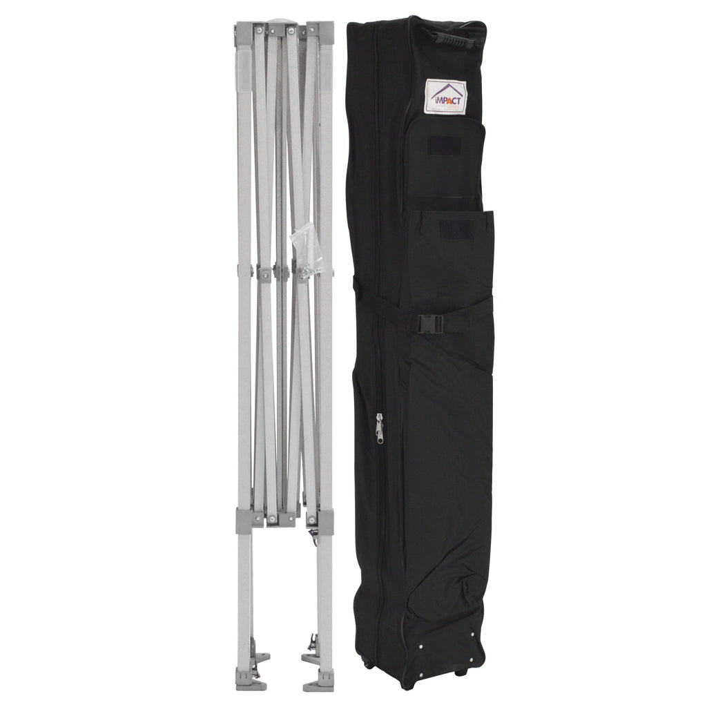 10x10 Industrial Steel Pop Up Canopy Tent with Roller Bag - DS