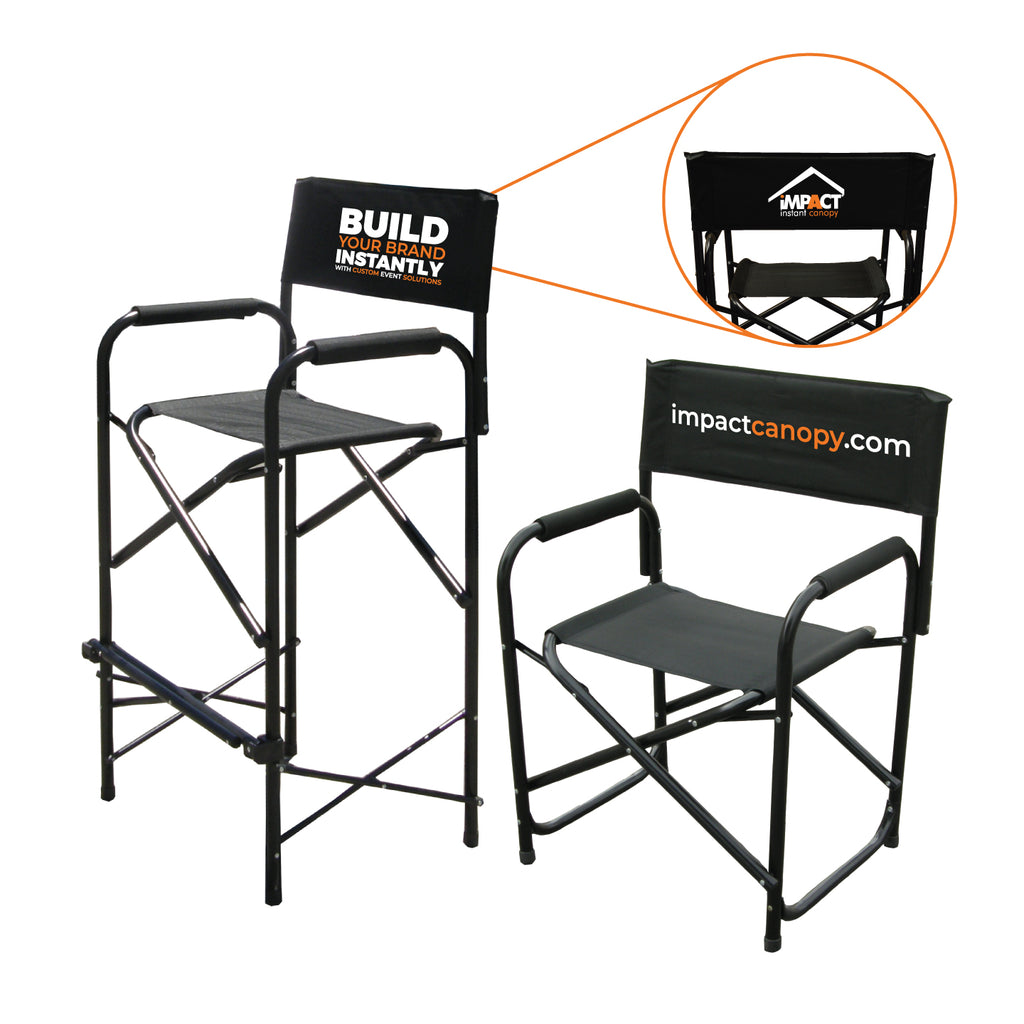 Chaise du directeur imprimé personnalisé