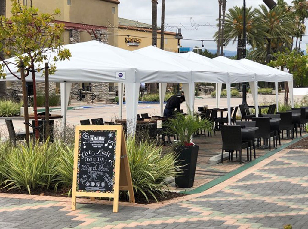 10'x10' EZ Pop Up Canopy Outdoor Dressed Leg Wedding Party Tent Folding Gazebo