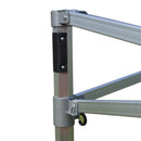 10x10 Heavy Duty Folding High Peak Marquee Canopy Tent - 100% Waterproof PVC Fabric - With Sidewalls