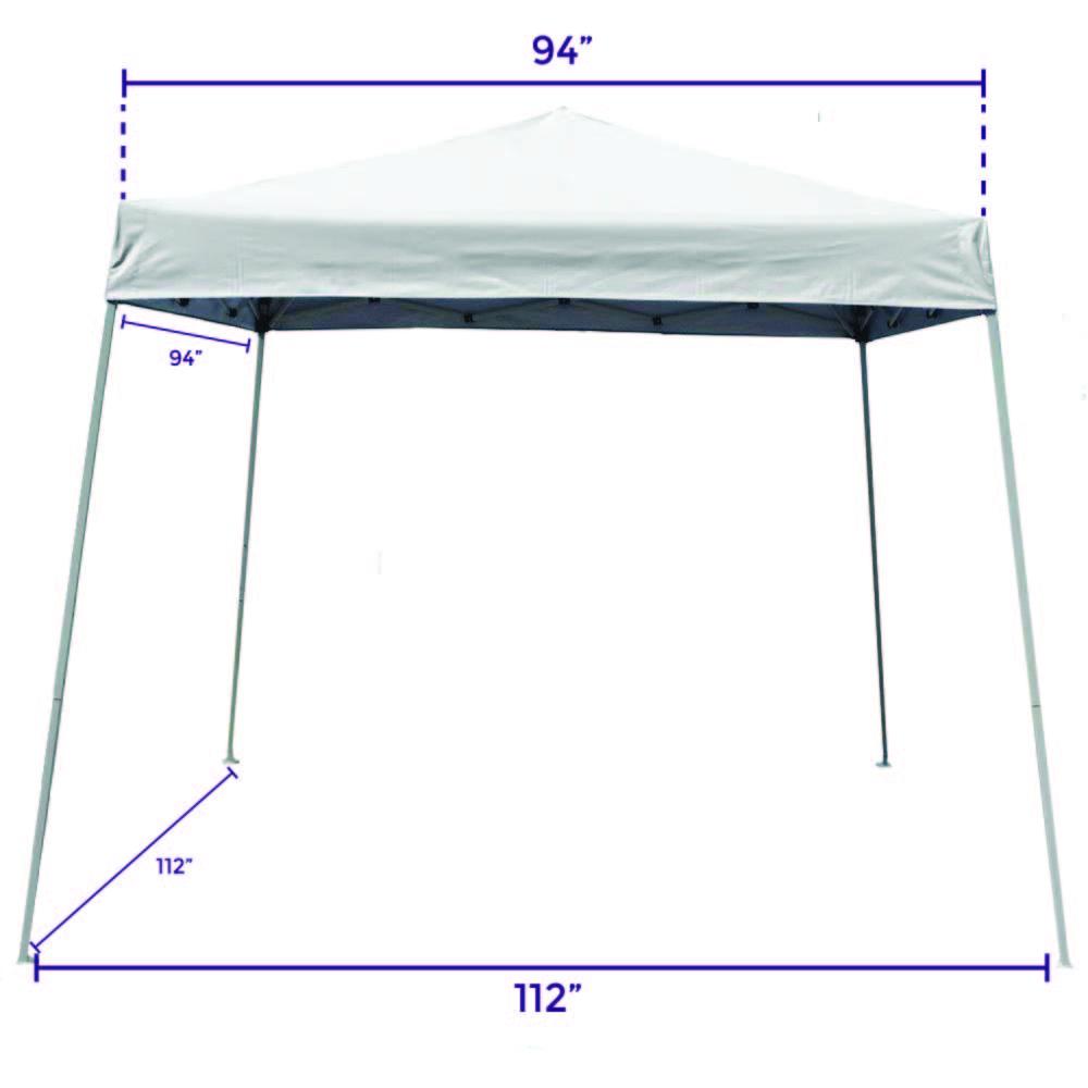 10x10 Slant Leg Pop Up Canopy Tent