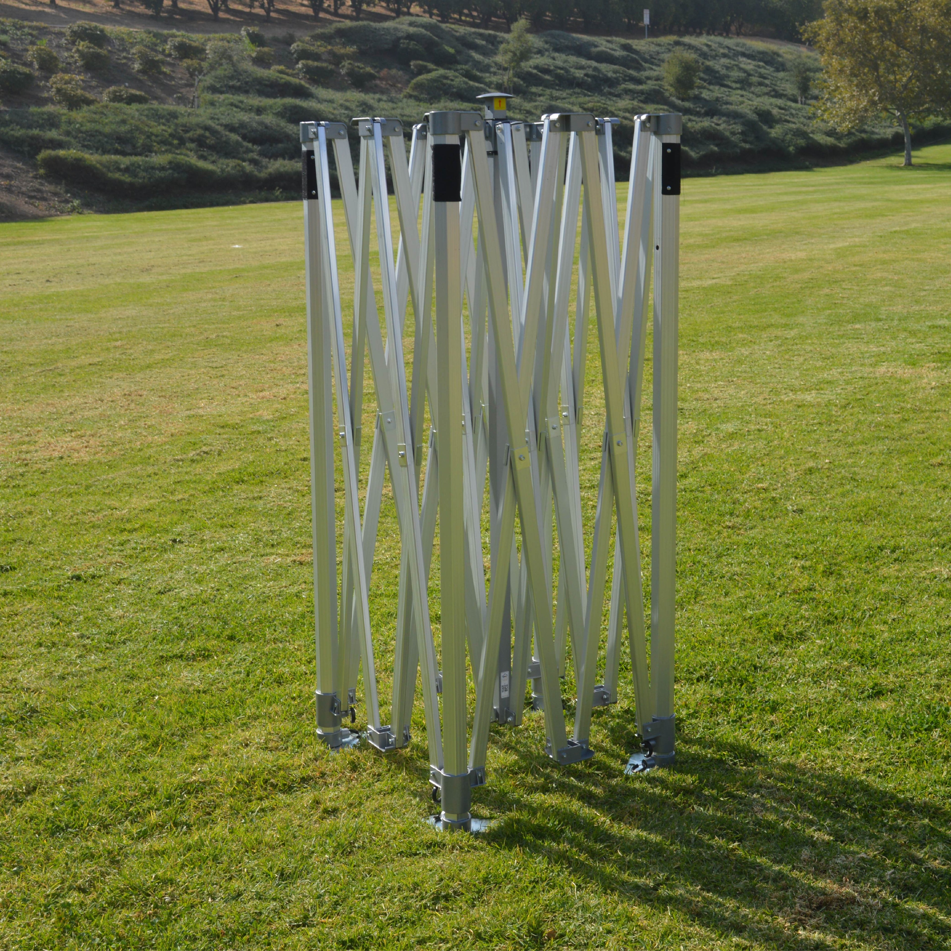 Tente de canopée de marquee haute pliage 10x10 High Duty - Tissu en PVC à 100% imperméable - avec parois latérales