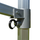 10x10 Heavy Duty Folding High Peak Marquee Canopy Tent - 100% Waterproof PVC Fabric - With Sidewalls