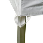 Tente de canopée de marquee haute pliage 10x10 High Duty - Tissu en PVC à 100% imperméable - avec parois latérales