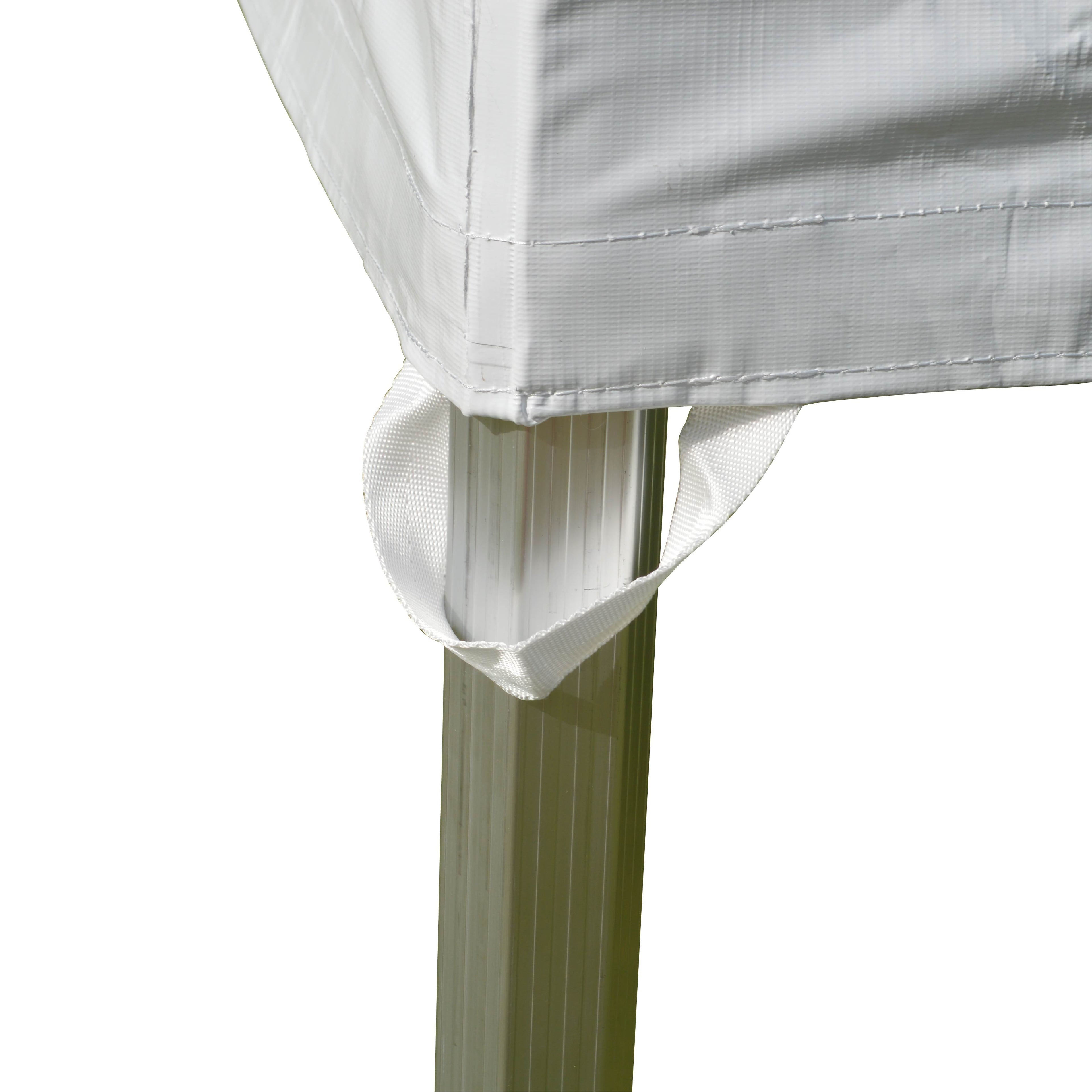 Tente de canopée de marquee haute pliage 10x10 High Duty - Tissu en PVC à 100% imperméable - avec parois latérales