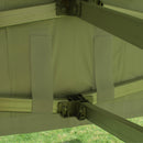 10x10 Heavy Duty Folding High Peak Marquee Canopy Tent - 100% Waterproof PVC Fabric - With Sidewalls