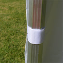 10x10 Heavy Duty Folding High Peak Marquee Canopy Tent - 100% Waterproof PVC Fabric - With Sidewalls