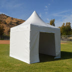 Tente de canopée de marquee haute pliage 10x10 High Duty - Tissu en PVC à 100% imperméable - avec parois latérales