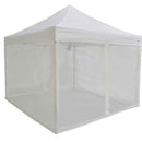 10x10 Industrial Grade Pop up Canopy with Screen Room Mosquito Netting Enclosure - Evento