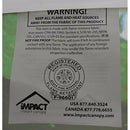 10x10 Pop up Canopy Tent with Food Service Vendor Sidewalls with Windows