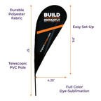 Custom Printed Grande Blade Flag