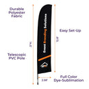 Custom Printed Grande Wing Flag