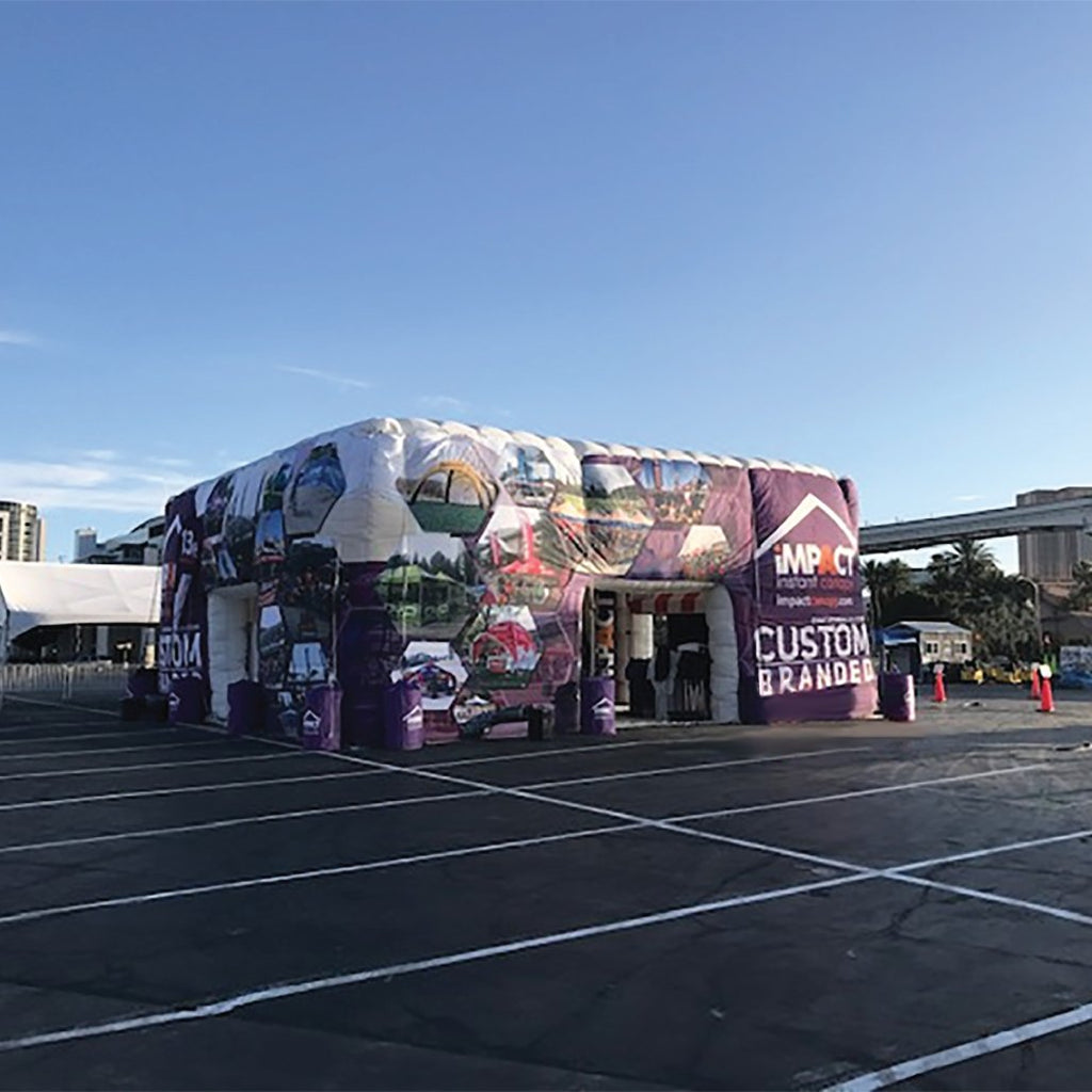 Custom Printed Inflatable Cube Shelter