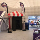 Abri de cube gonflable personnalisé