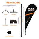 Custom Printed Blade Flag - Pacific