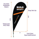 Custom Printed Blade Flag - Pacific