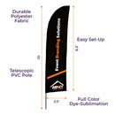 Custom Printed Wing Flag - Pacific