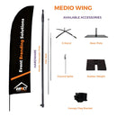 Custom Printed Wing Flag - Pacific