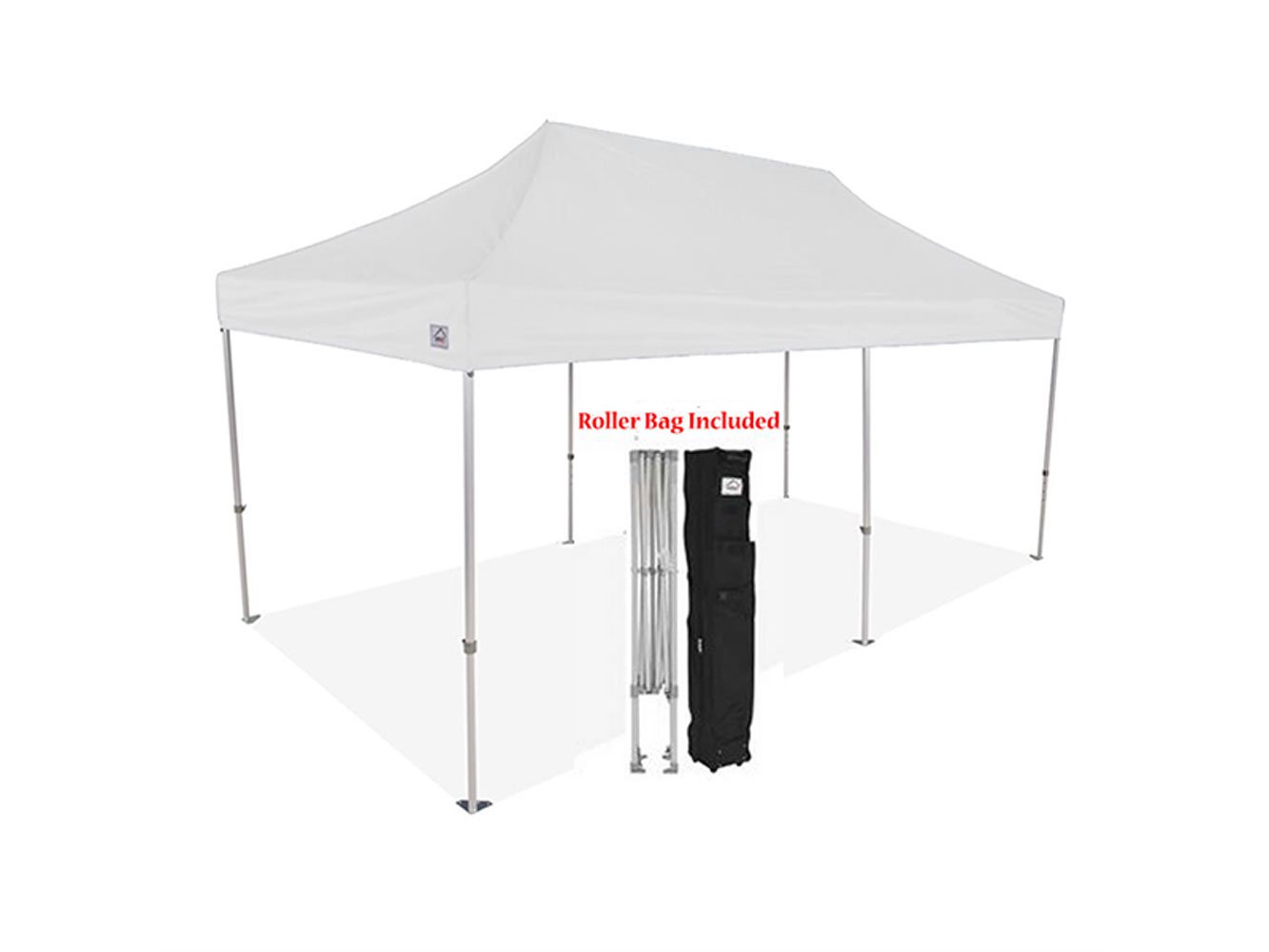 10x20 Heavy Duty Steel Pop up Canopy Tent with Roller Bag - CL