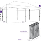 10x15 Custom Canopy