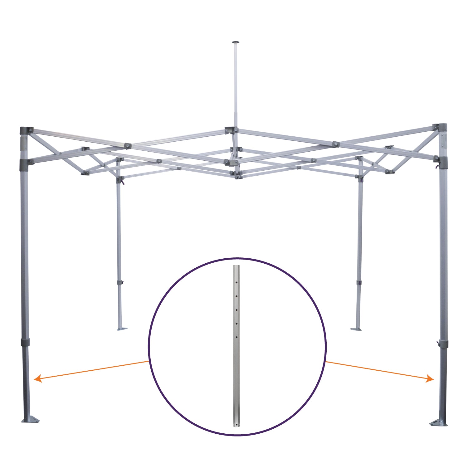 ML Part C. | Jambe intérieure en aluminium