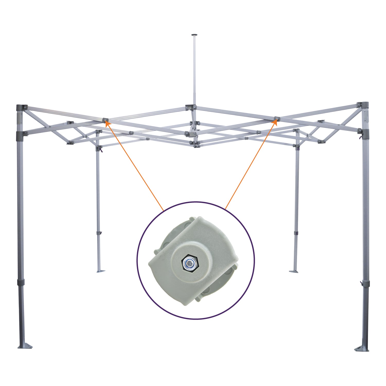 ML / AOL PARTIE E. | Connecteur central de la barre de truss