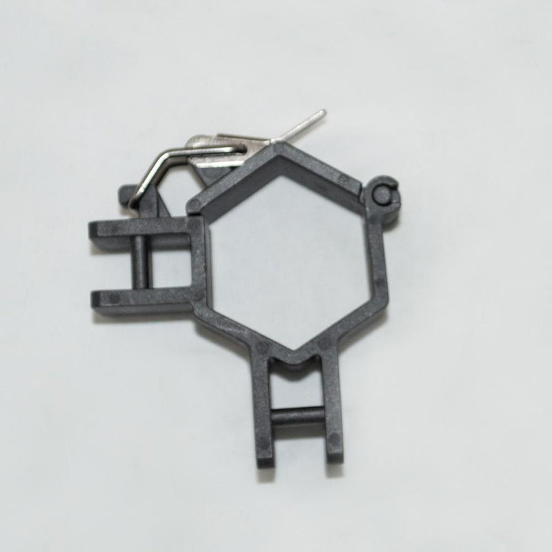 Ensemble de barres de quincaillerie à demi-jupe de rail 10 ′ - Taille d'impact ML ou hexagone - 1 9/16 ″