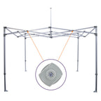 M partie E. | Connecteur central de la barre de truss