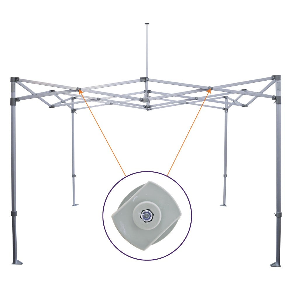 M partie E. | Connecteur central de la barre de truss