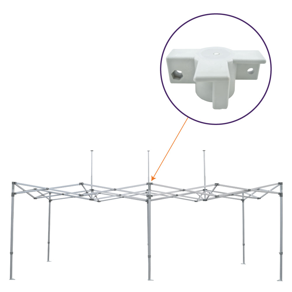 M trame 10x20 | Support de jambe extérieure à 3 voies