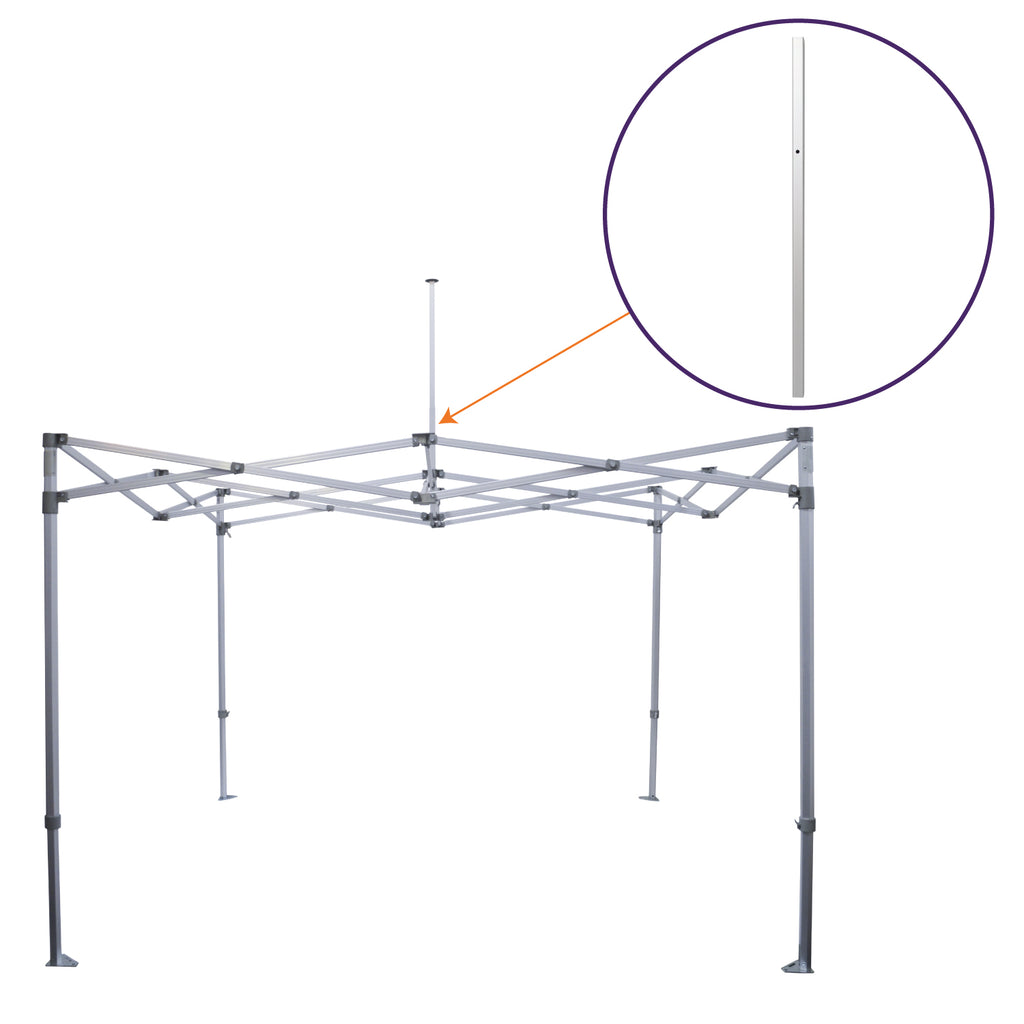 M partie N. | Pôle de pic inférieur en aluminium