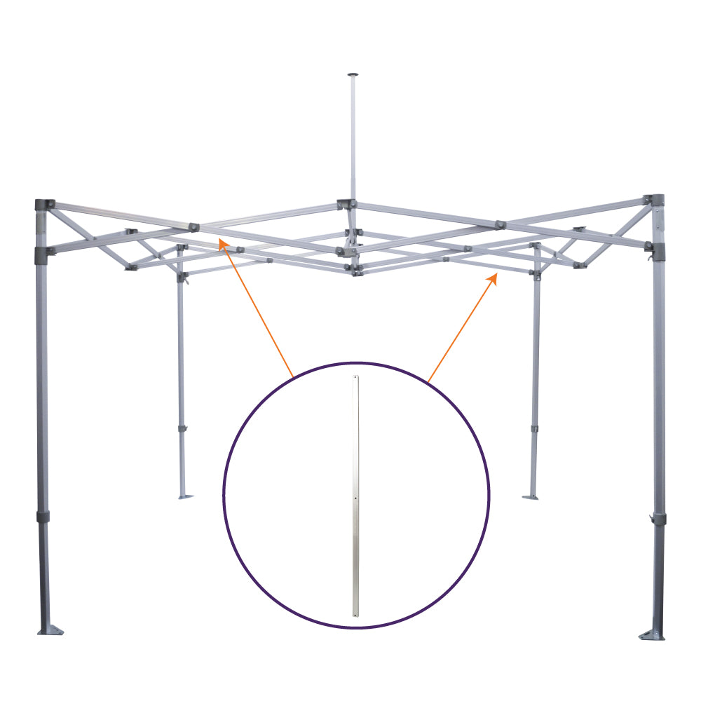 M Partie L. | Barre de ferme en aluminium