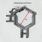 10′ Rail Skirt Half Wall Hardware Bar Assembly – Fits Impact M or Hexagon Size– 1 7/8″